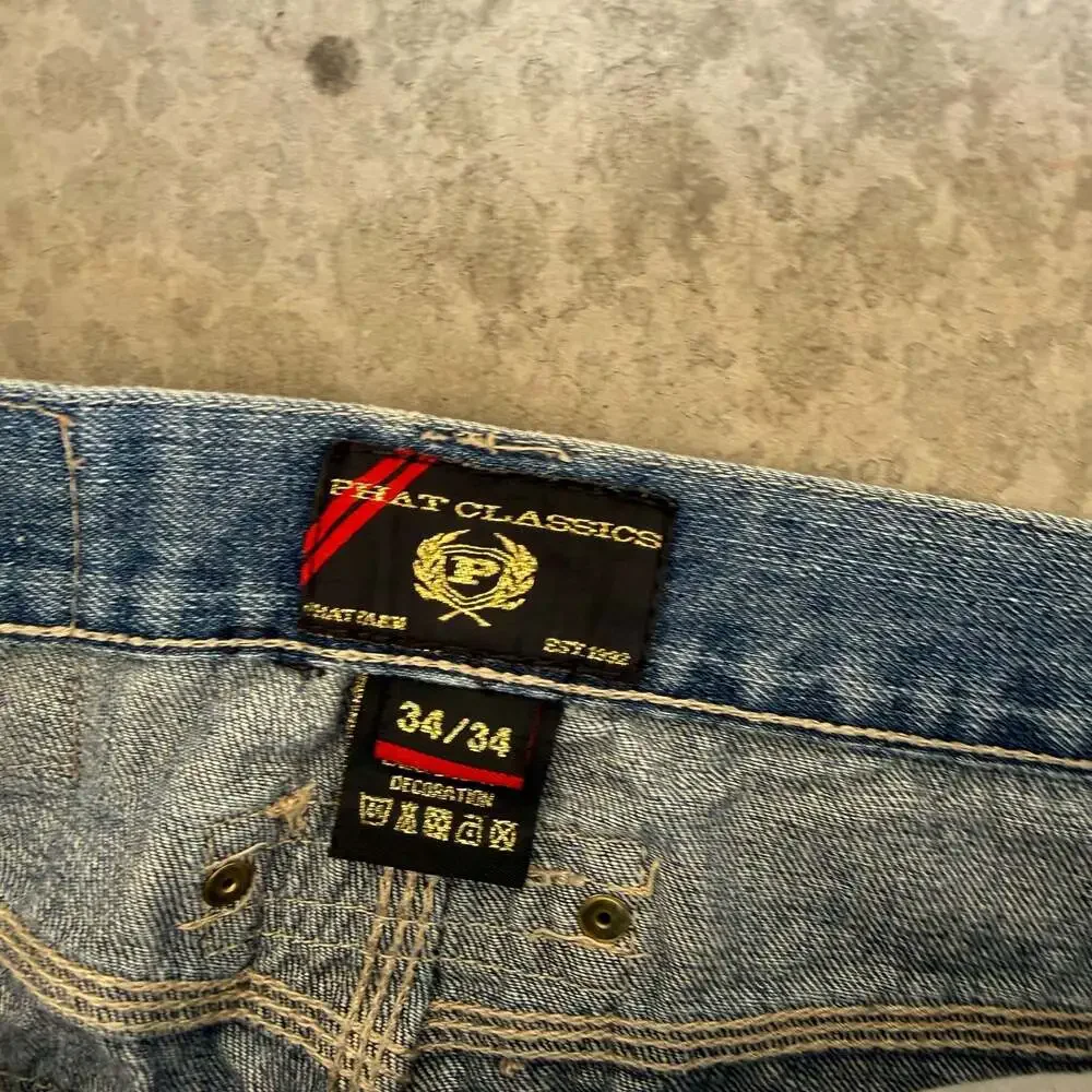Vintage Y2K Phat Farm Loose Bootcut EmbroideredDenim Jeans